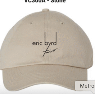 Adjustable Embroidery Hat in Stone